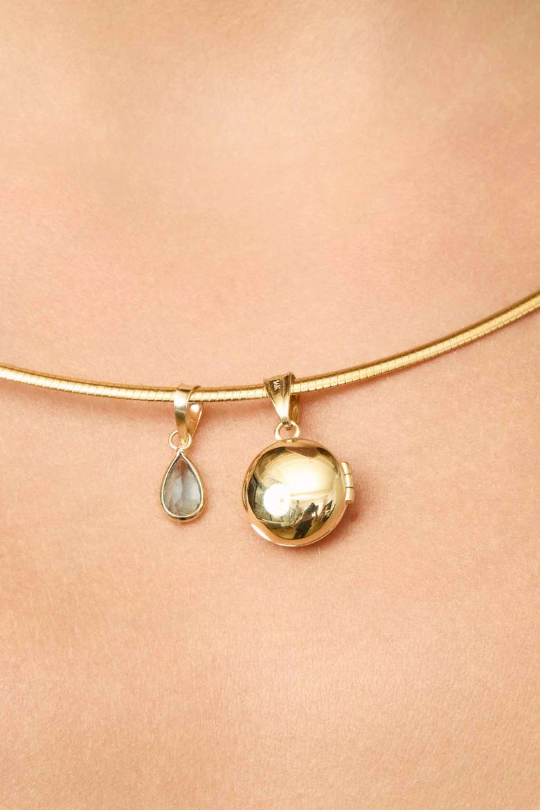 14K Yellow Gold Lock It Up Round Locket, Alternate, color, Yellow Gold