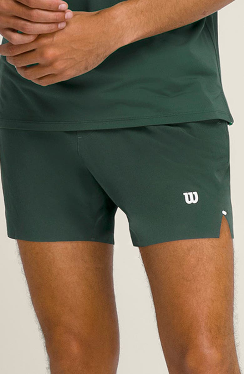 WILSON Tournament V2 Tennis Shorts, Main, color, Sycamore