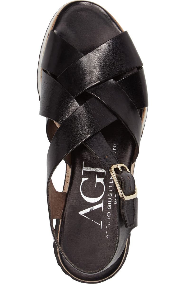AGL Cork Platform Sandal, Alternate, color,
