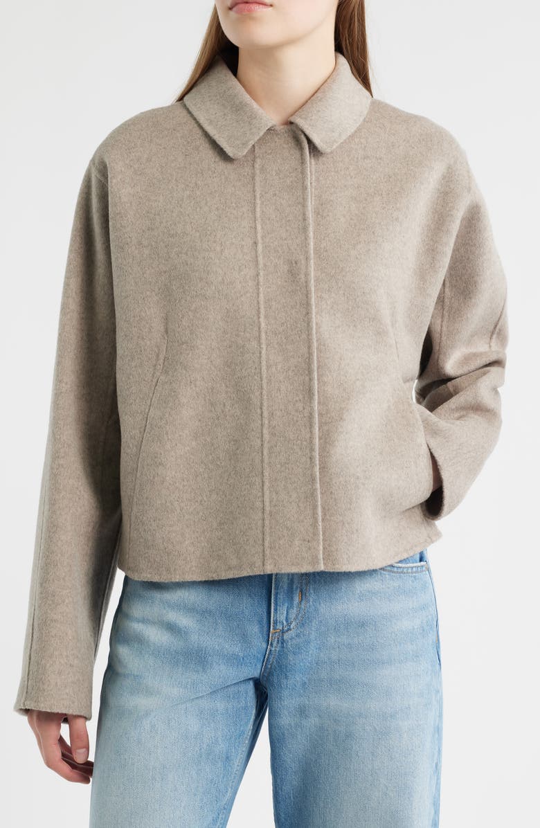 BOSS Cafeta Wool Blend Jacket, Alternate, color, Basalt