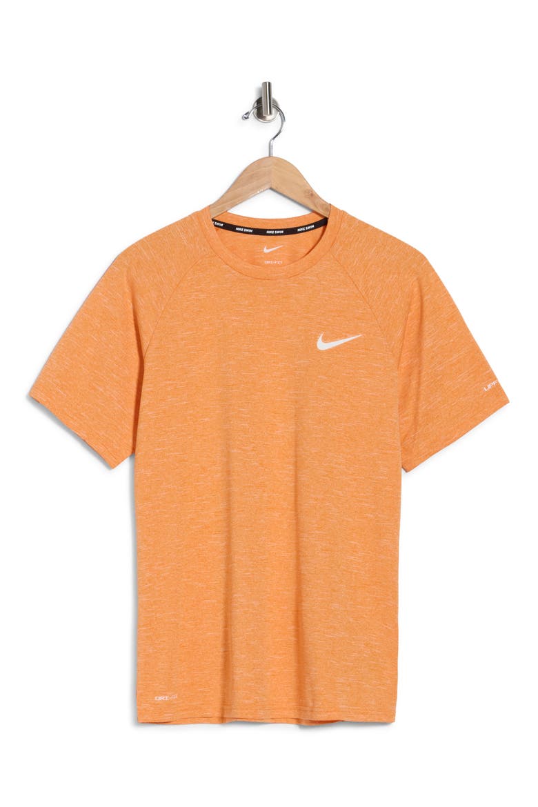 Heathered Hydroguard Swim T-Shirt, Alternate, color, BRIGHT CERAMIC
