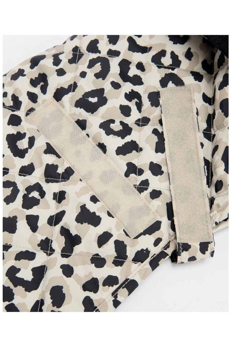 Harley Quilted Leopard Dog Coat, Alternate, color, JASMINE LEOPARD