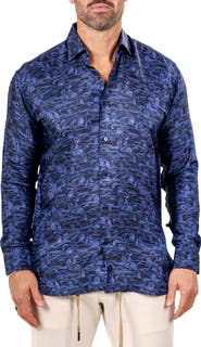 Maceoo Fibonacci Marthy Contemporary Fit Button-Up Shirt