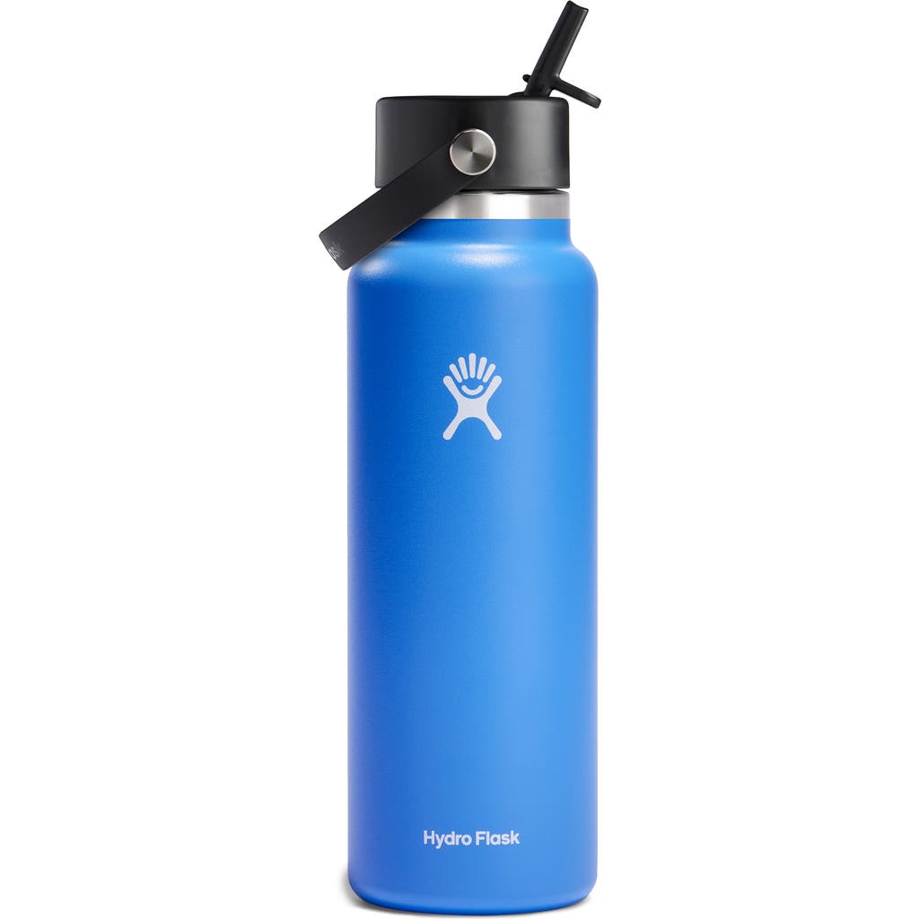 Hydro Flask 40-Ounce Wide Mouth Flex Straw Cap Water Bottle in Cascade  product