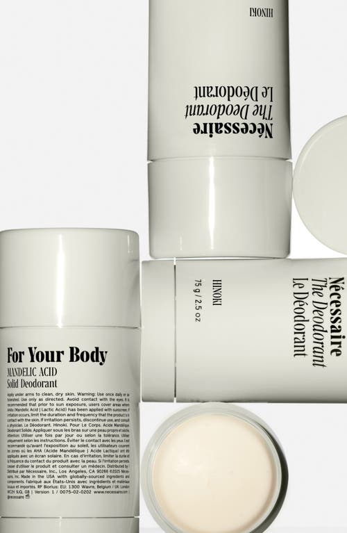 Necessaire Eucalyptus Deodorant - 72 Hour Extra-strength Mandelic Acid Deodorant 2.5 oz / 73.9 ml In Brown