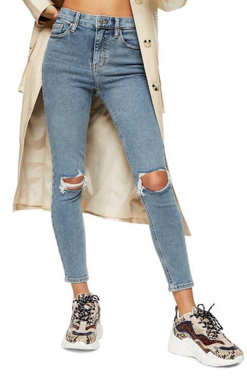 Jamie Greencast Ripped Skinny Jeans