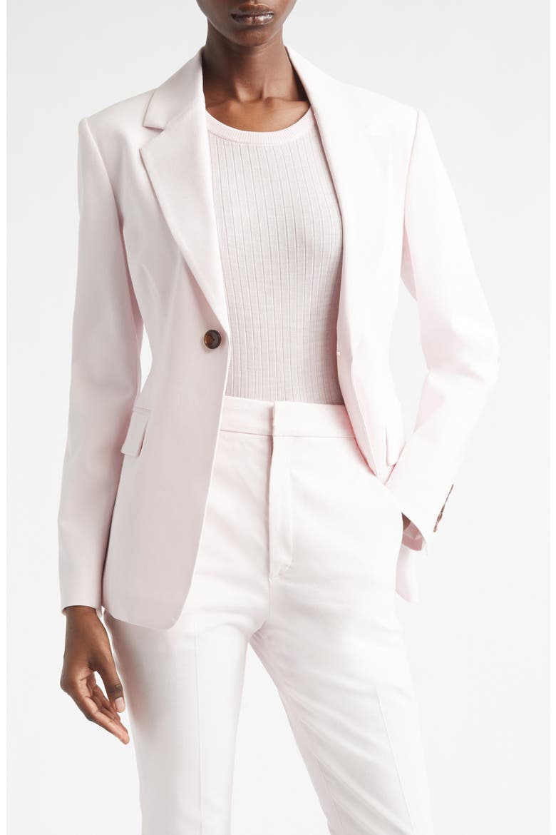 Elza One-Button Blazer, Main, color, CHERRY BLOSSOM