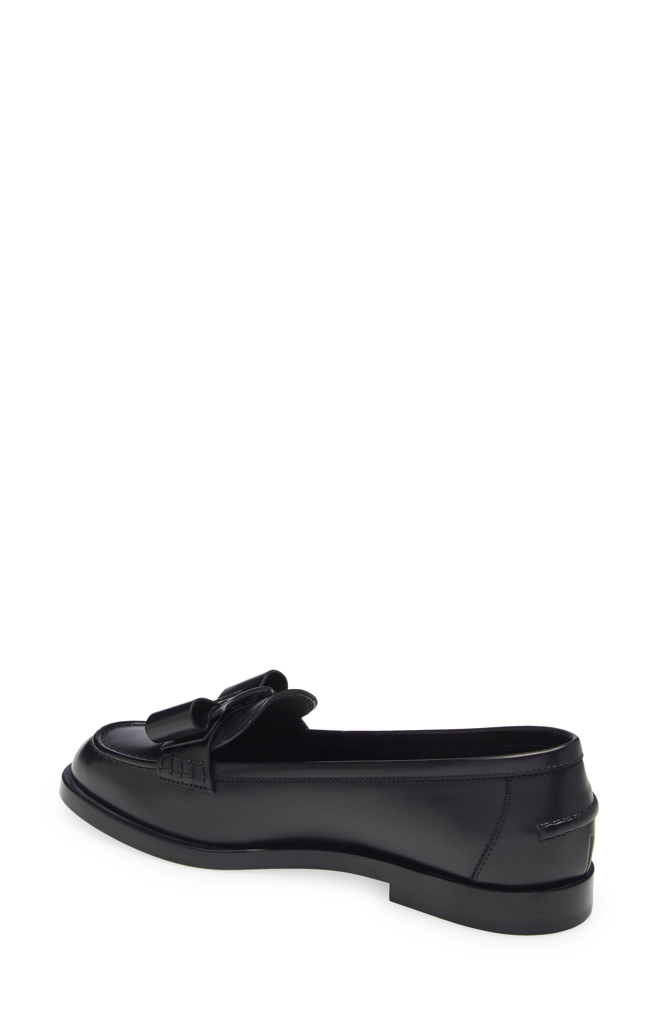 FERRAGAMO Vivaldo Bow Loafer, Alternate, color, 