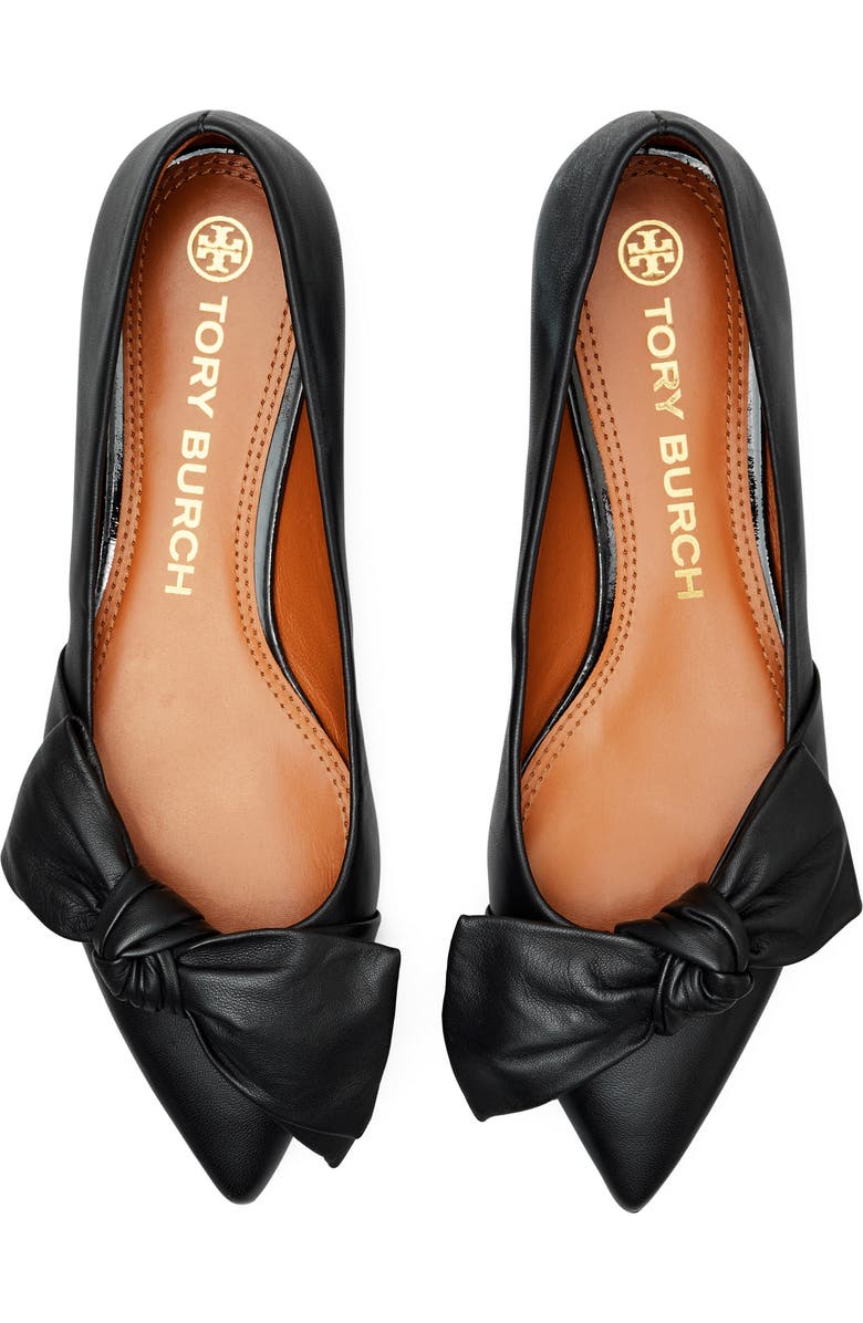 Tory Burch Bow Pointed Toe Flat, Alternate, color,