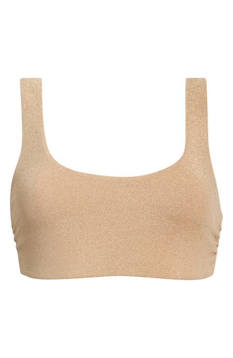 Enya Metallic Swim Top