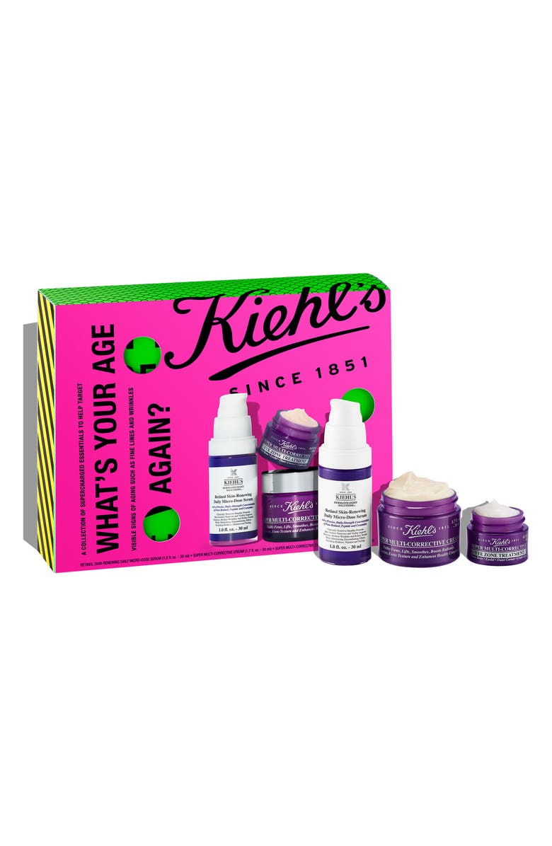 Kiehl's Since 1851 Youth-Boosting Skin Care Gift Set $201 Value, Main, color,