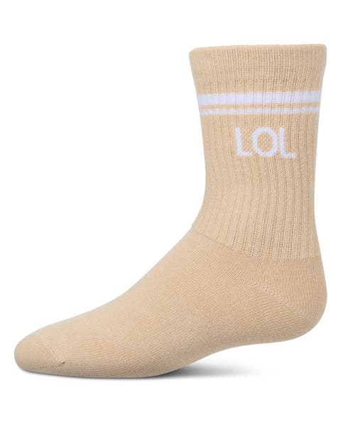 LOL Athletic Crew Socks (Toddler, Little Kid & Big Kid)