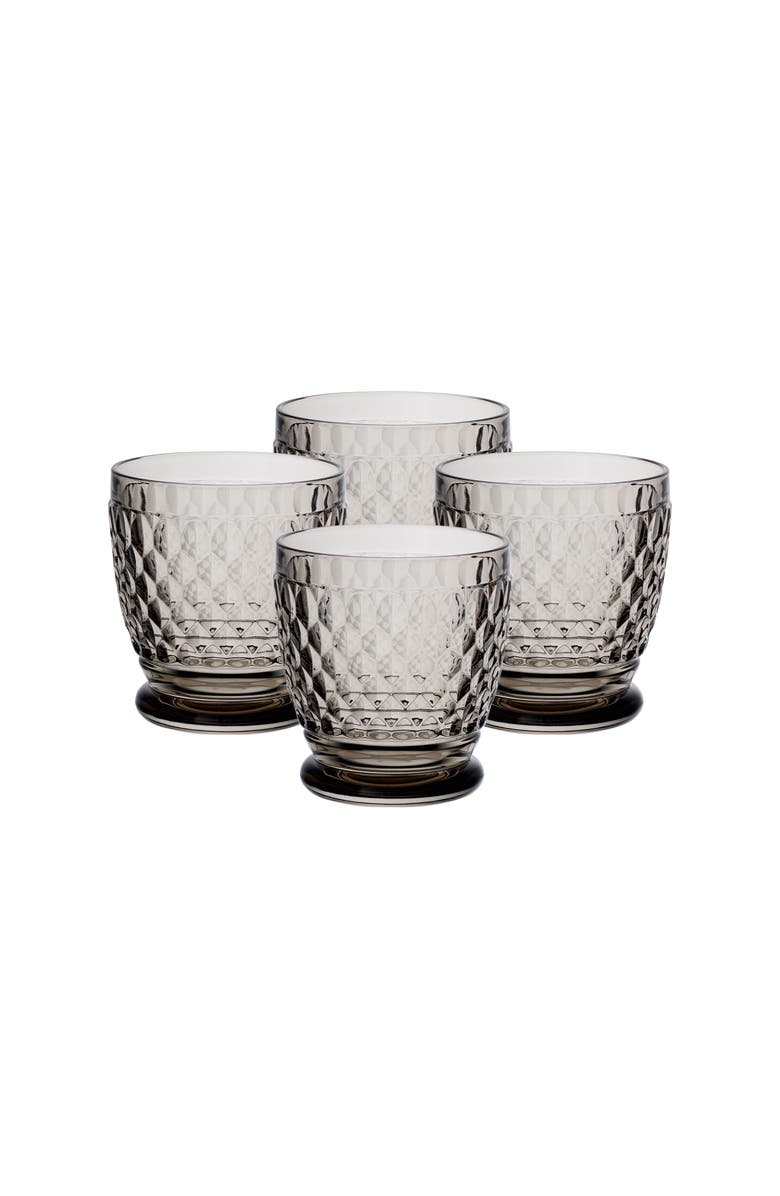 Villeroy & Boch Boston coloured Double Old Fashioned-Smoke  Set of 4, Alternate, color, Grey