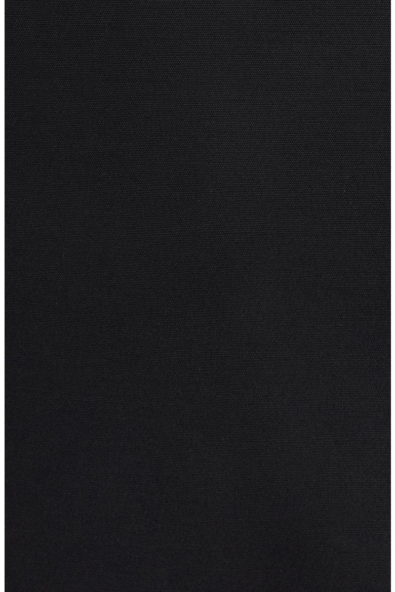 Beaded Rounded Wool & Silk Evening Gown, Alternate, color, BLACK