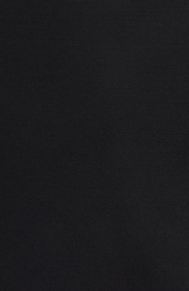 Dries Van Noten Beaded Rounded Wool & Silk Evening Gown, Alternate, color, Black