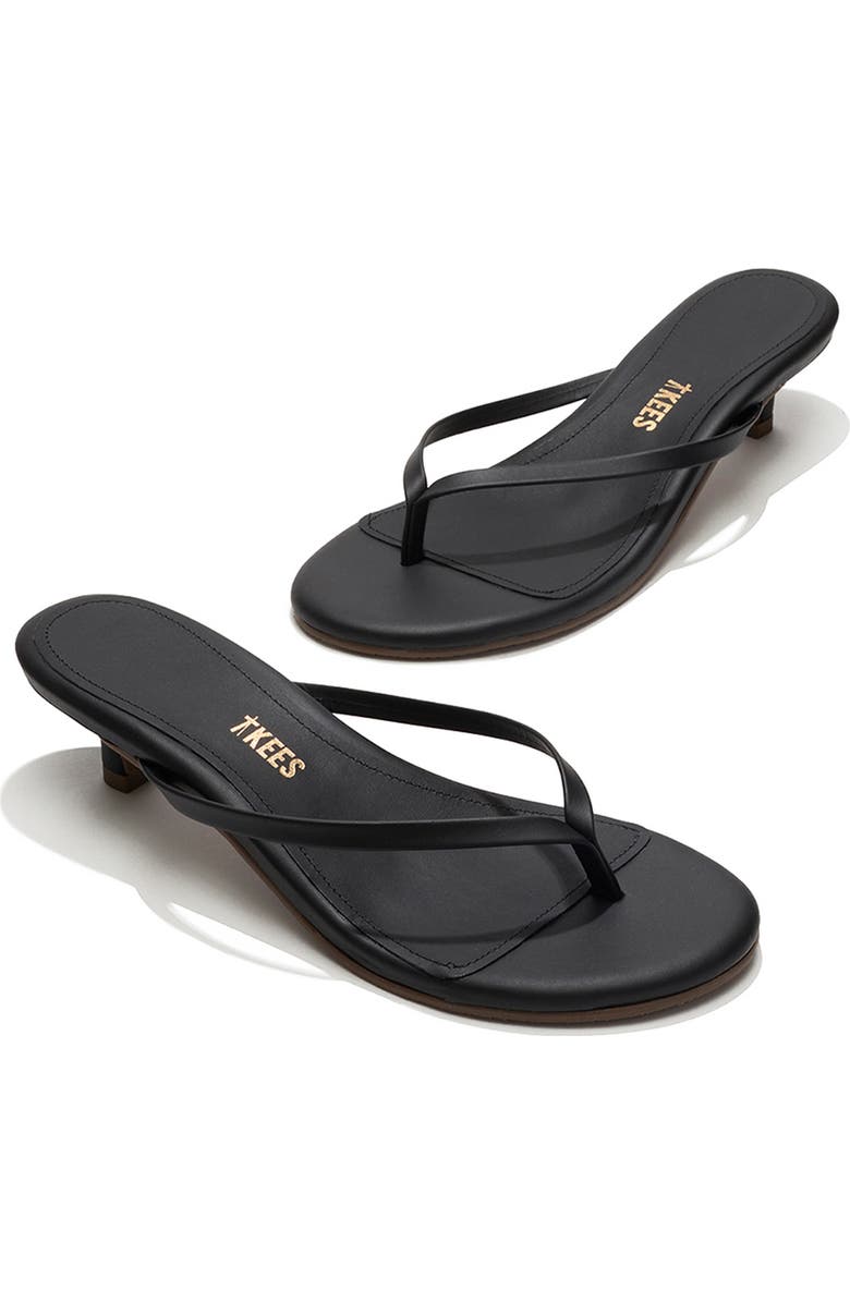 TKEES Julia Kitten Heel Flip Flop, Alternate, color, Sable