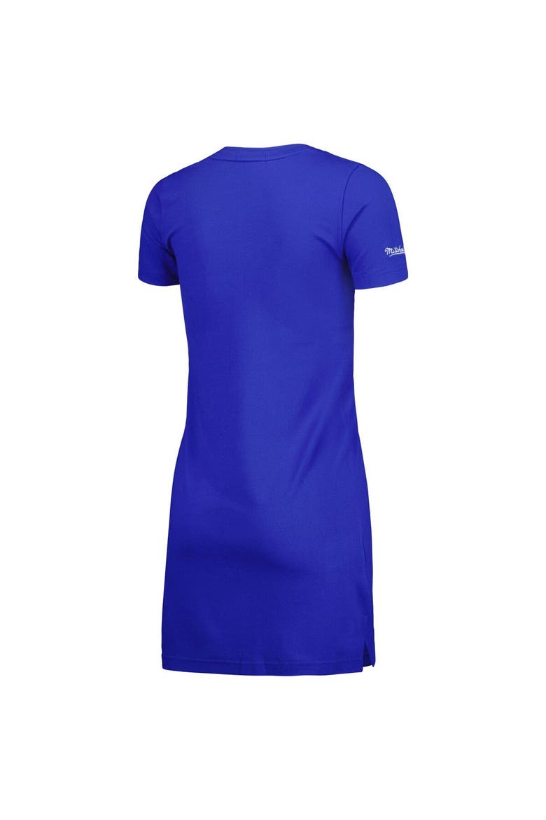 Women's Mitchell & Ness Royal Los Angeles Dodgers Cooperstown Collection V-Neck Dress, Alternate, color, Royal