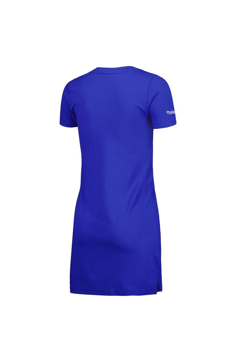 Mitchell & Ness Women's Mitchell & Ness Royal Los Angeles Dodgers Cooperstown Collection V-Neck Dress, Alternate, color, 