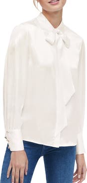 Lilysilk Vintage Bow Tie Silk Blouse