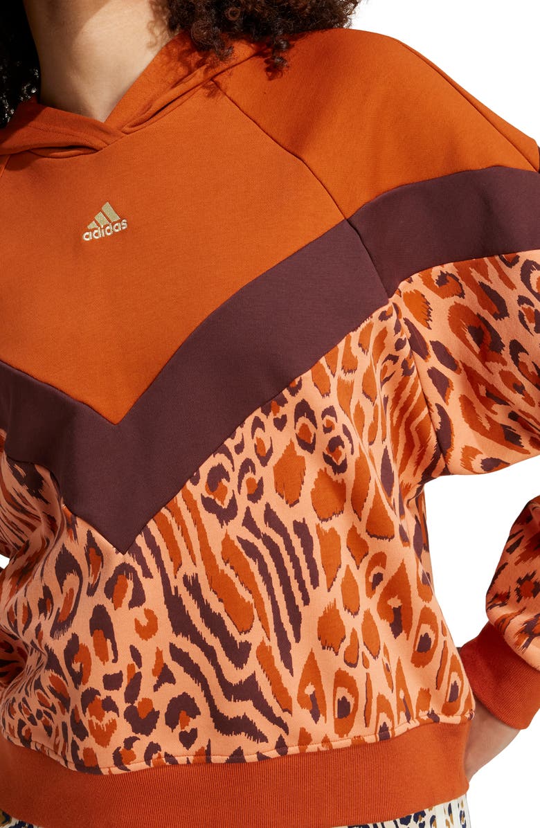 ADIDAS X FARM RIO Farm Cotton & Recycled Polyester Hoodie, Alternate, color,