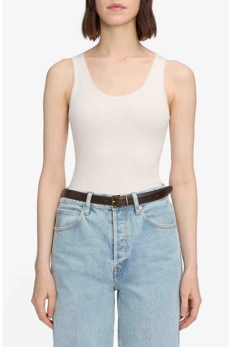 The Mesh Trim Tank, Main, color, WHITE