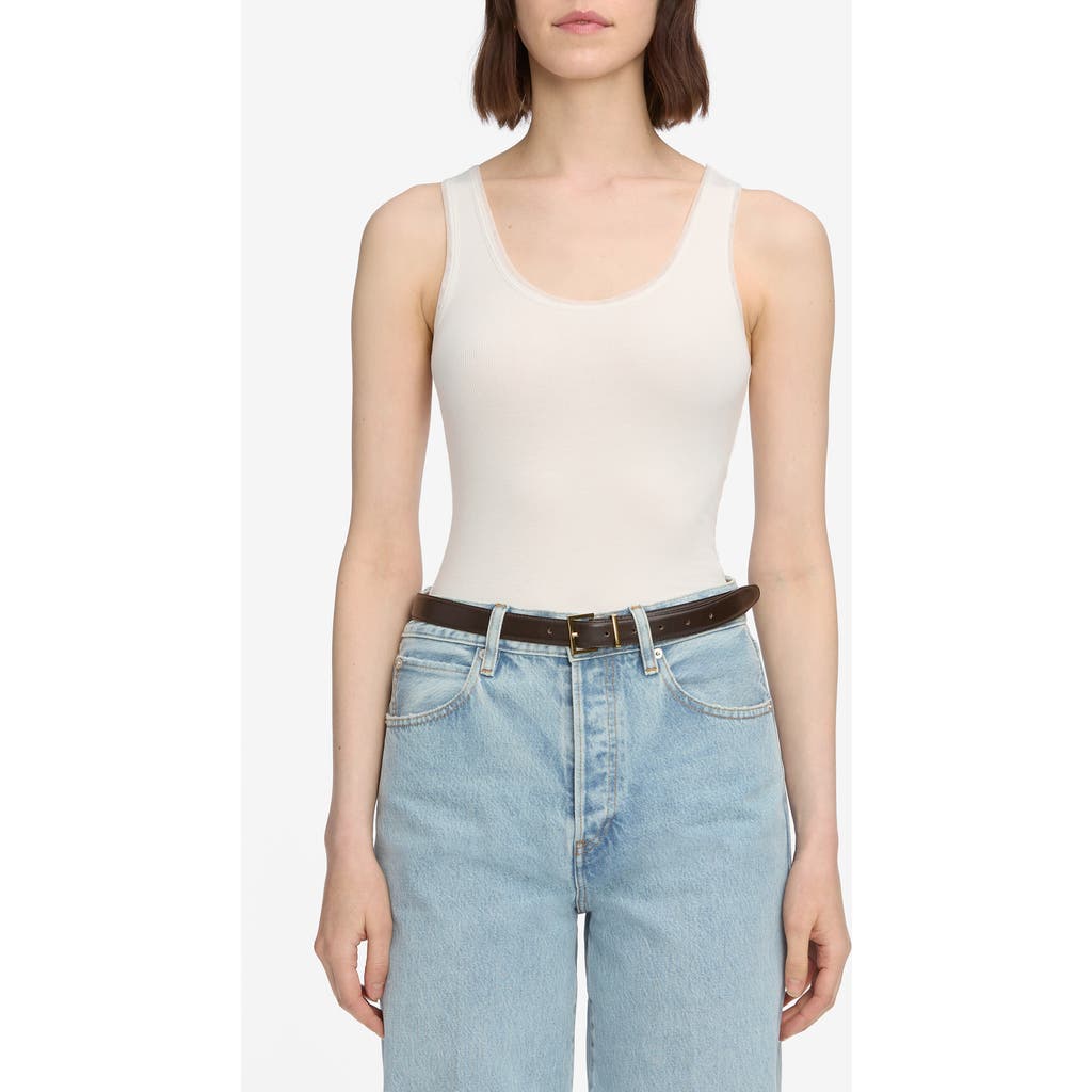 Frame The Mesh Trim Tank In White