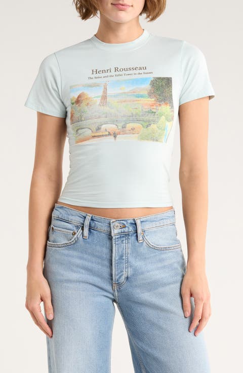 Seine & Eiffel Tower Graphic T-Shirt