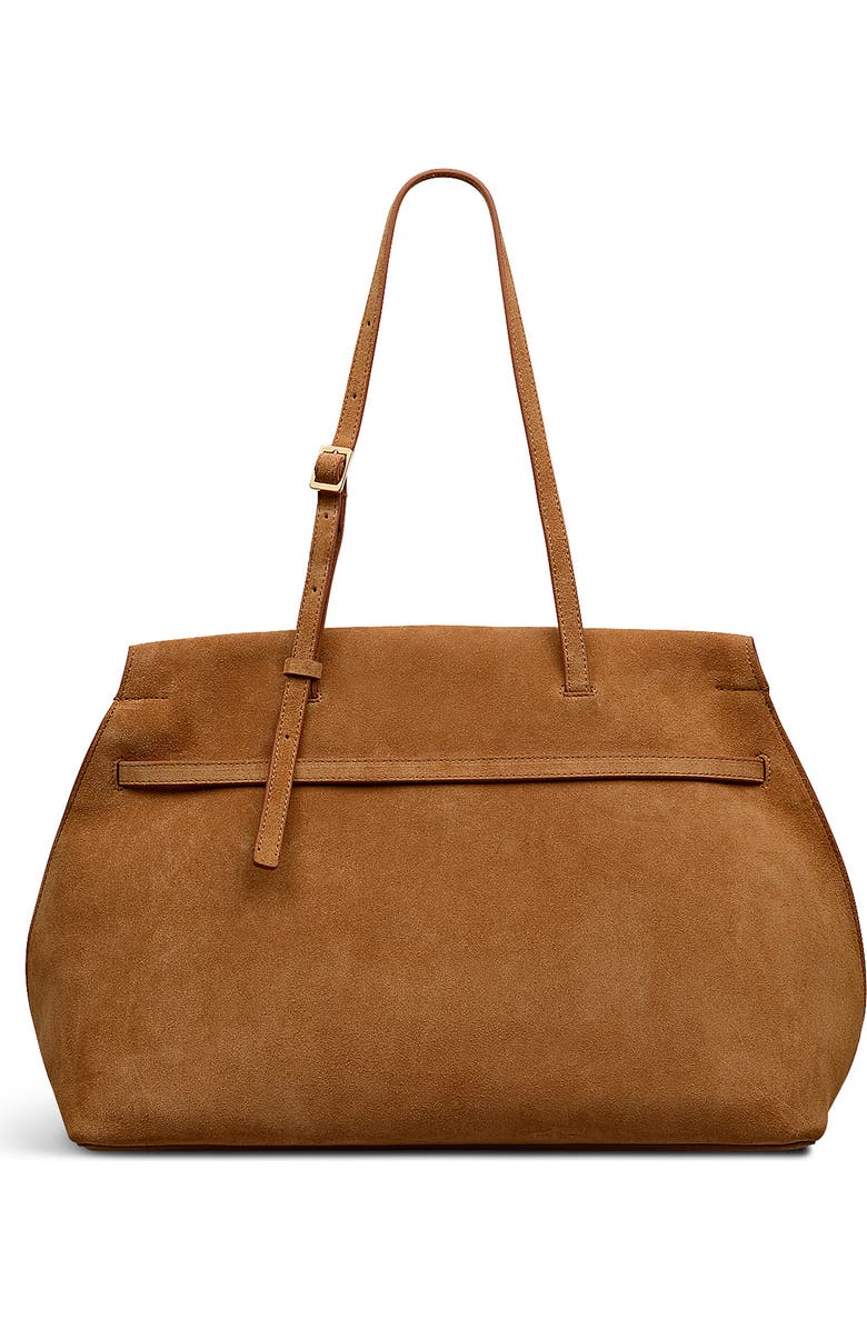 Radley The Christina - Suede Large Ziptop Shoulder Bag, Alternate, color,