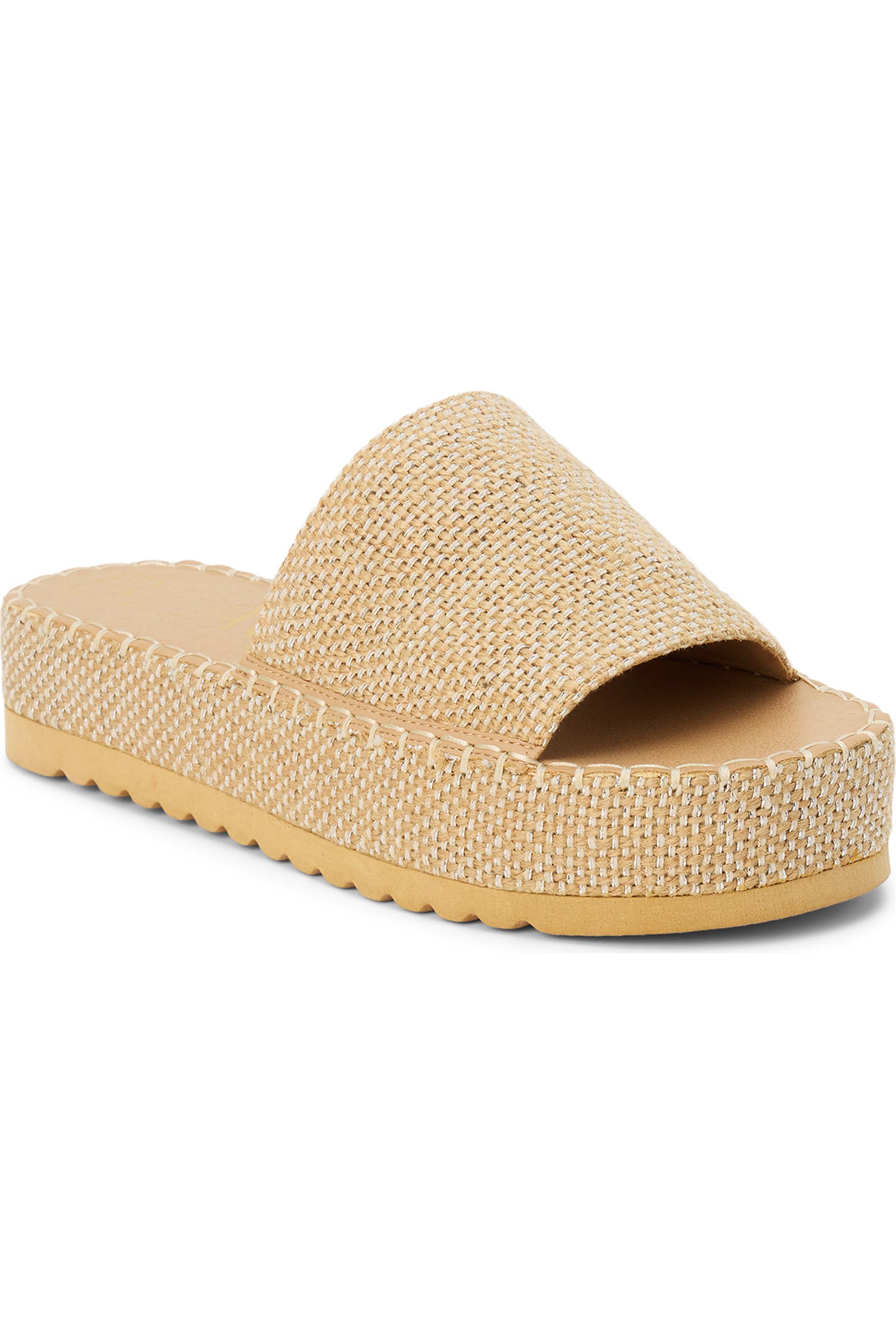 Zip Rack Slide Coconuts by Matisse Del Mar Platform Slide Sandal (Women) | Nordstromrack