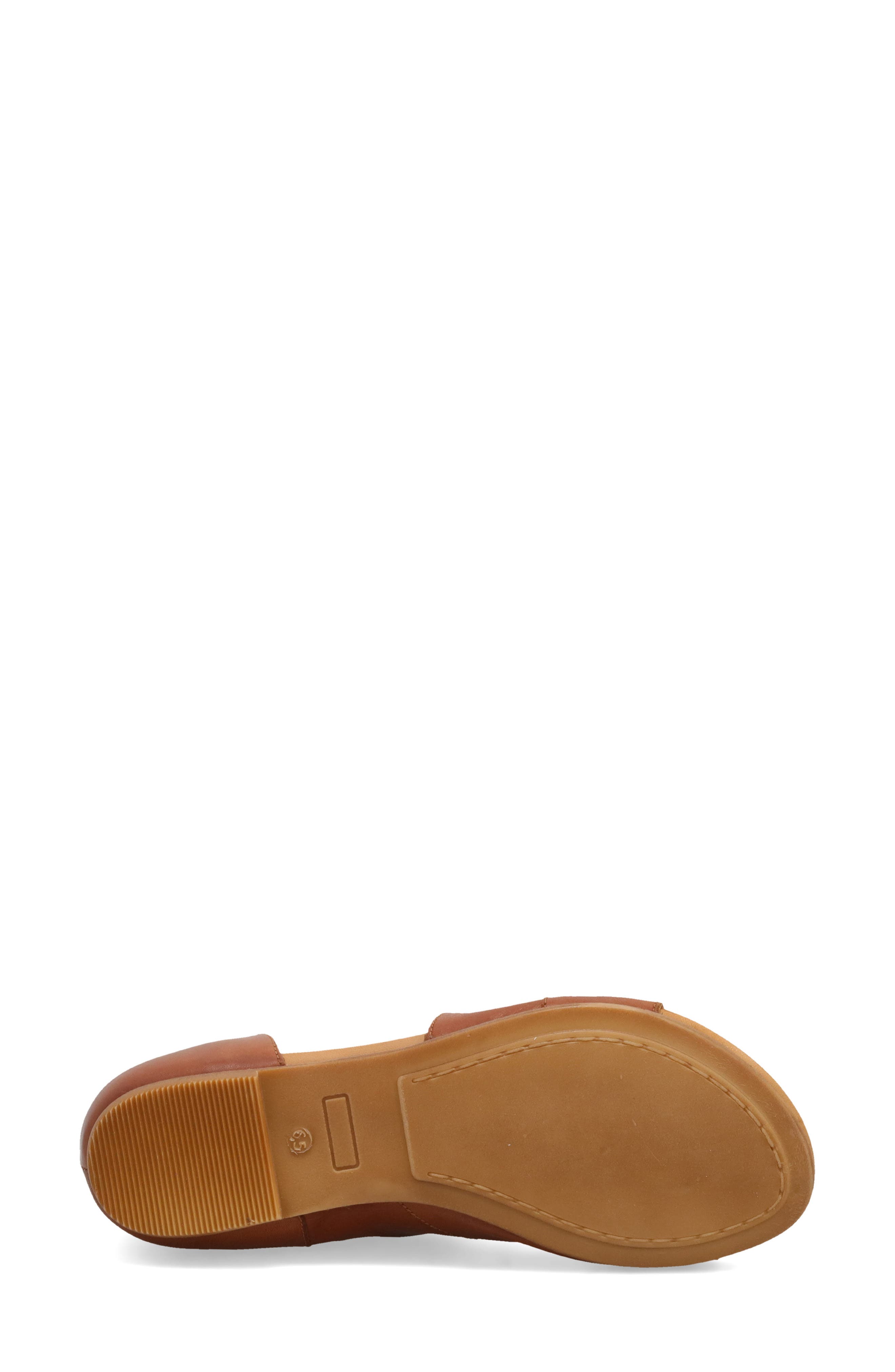 Allegra Sandal, Alternate, color, BRANDY LEATHER
