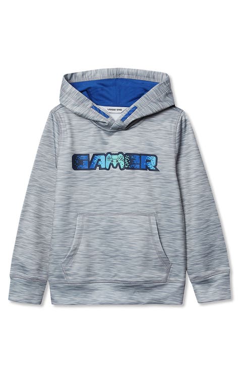 Kids Husky Athletic Lightweight Hooded Sweatshirt