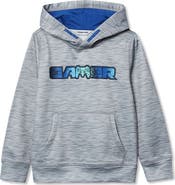 Lands' End Kids Husky Athletic Lightweight Hooded Sweatshirt