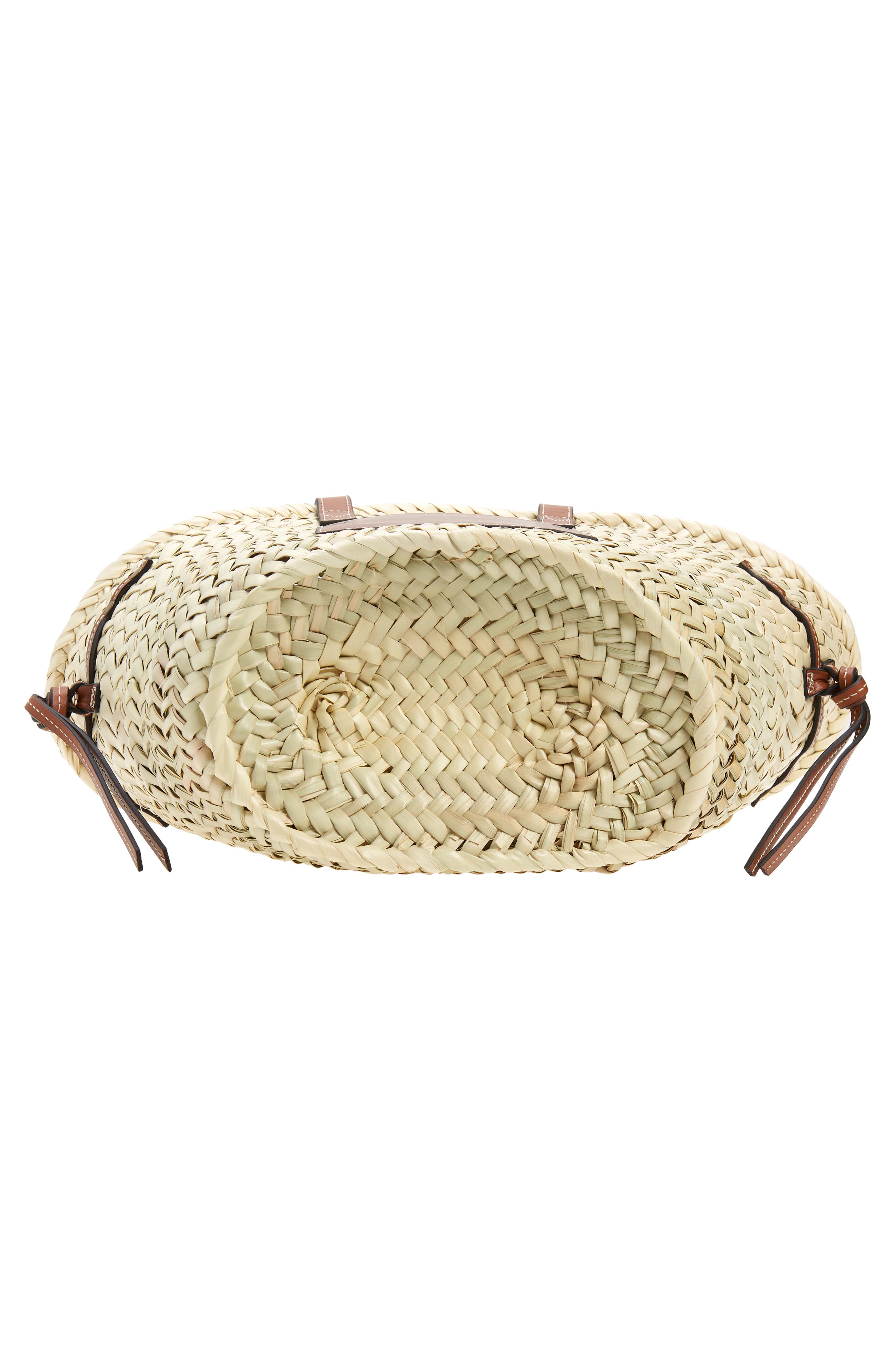 Mini Cadix Woven Straw Tote, Alternate, color, NATURAL/ COGNAC