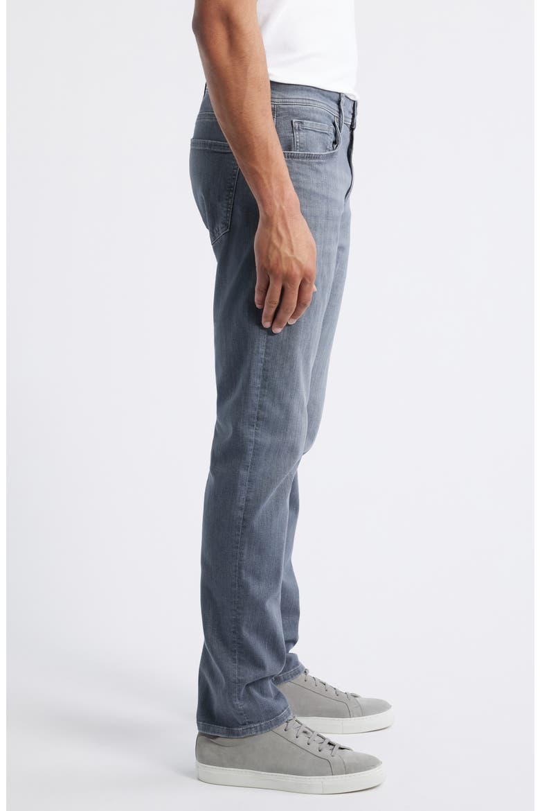 Slim Straight Leg Jeans, Alternate, color, MED GREY DENIM