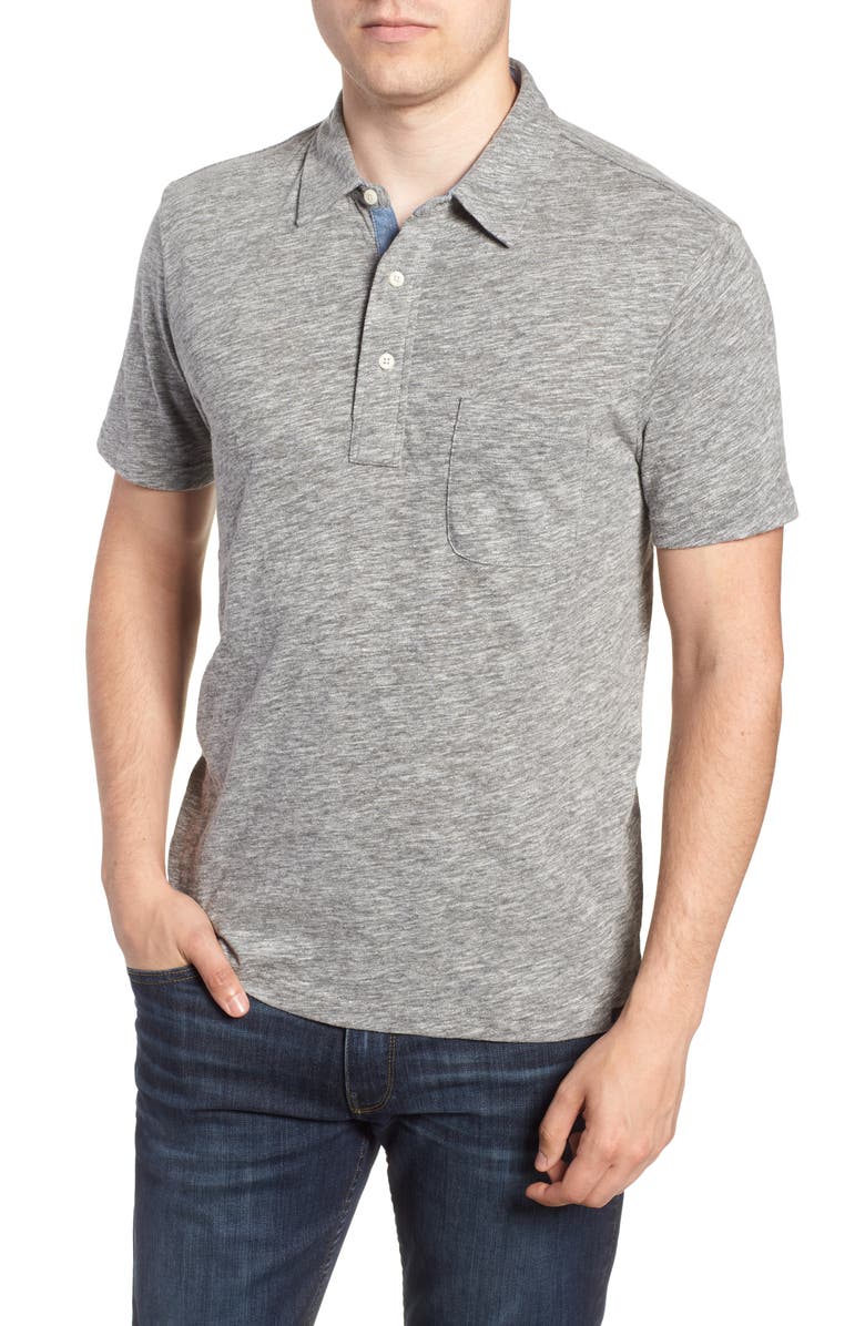 Faherty Heather Polo, Main, color, 