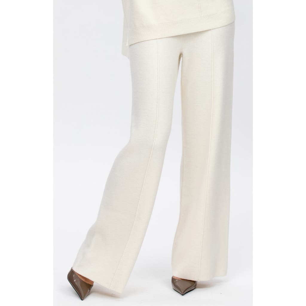 Pietro Brunelli Meribel Knit Pull-on Maternity Pants In Cream White