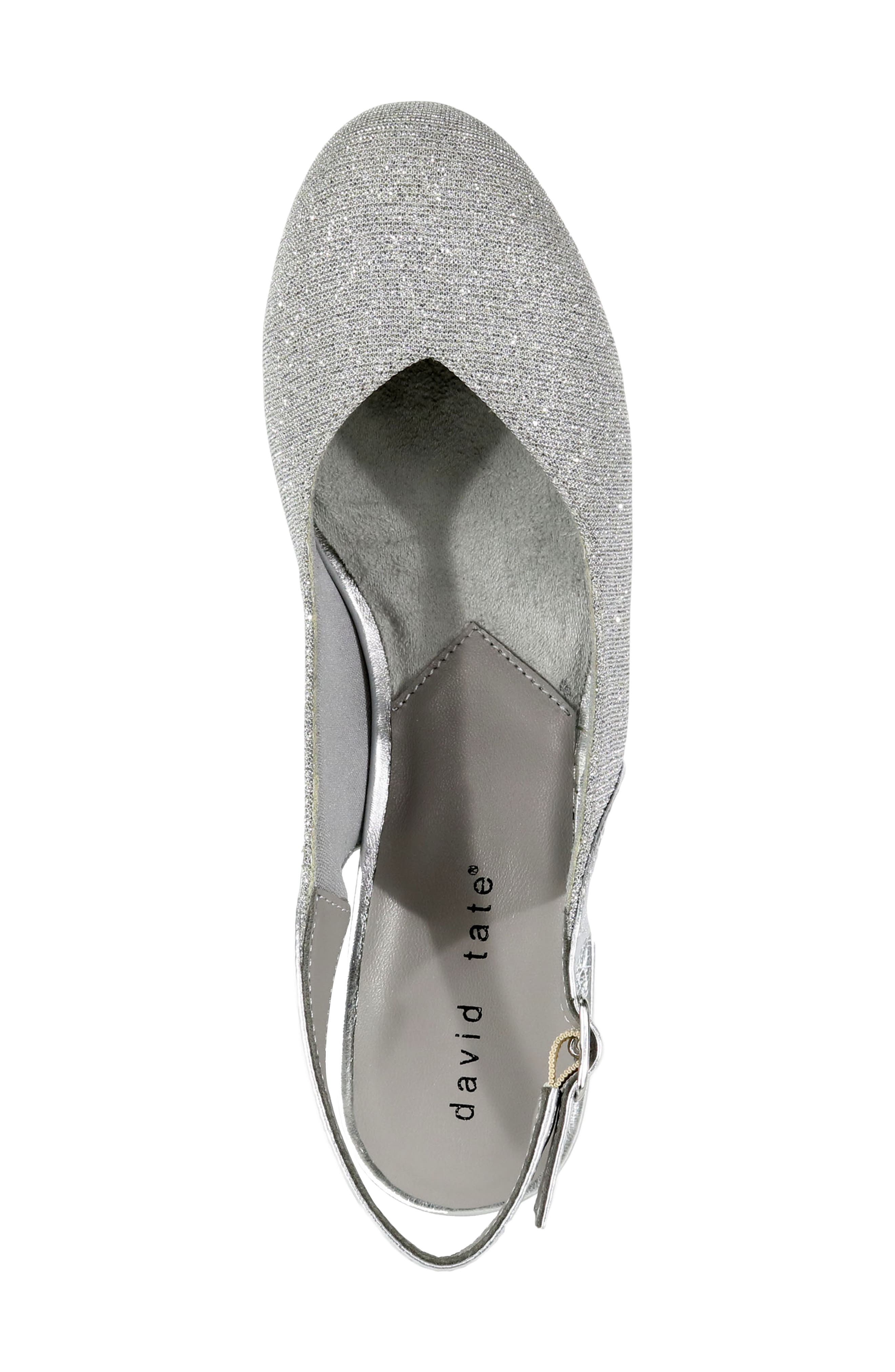 Avenue Slingback Pump, Alternate, color, SILVER SPARKLE