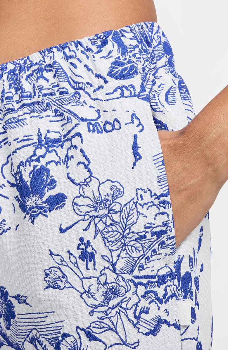 Nike Sportswear Collection Jacquard Track Pants, Alternate, color, White/ Hyper Royal/ Black