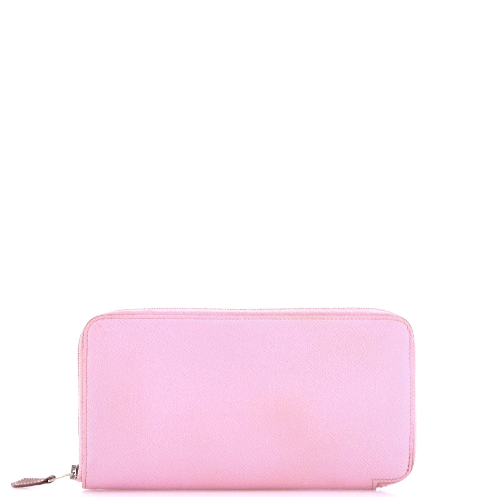 Azap Zip Around Wallet Silk'in Epsom Long, Main, color, Pink