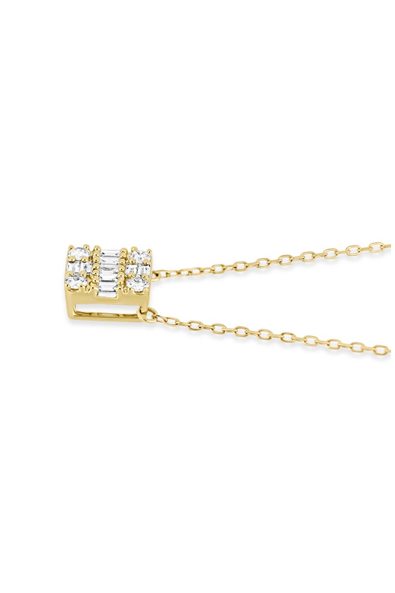 Icon 18k Gold Diamond Pendant Necklace, Alternate, color, 18KY