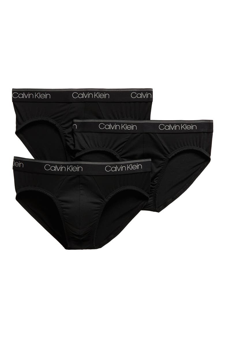 3-Pack Microfiber Briefs, Alternate, color, BLACK
