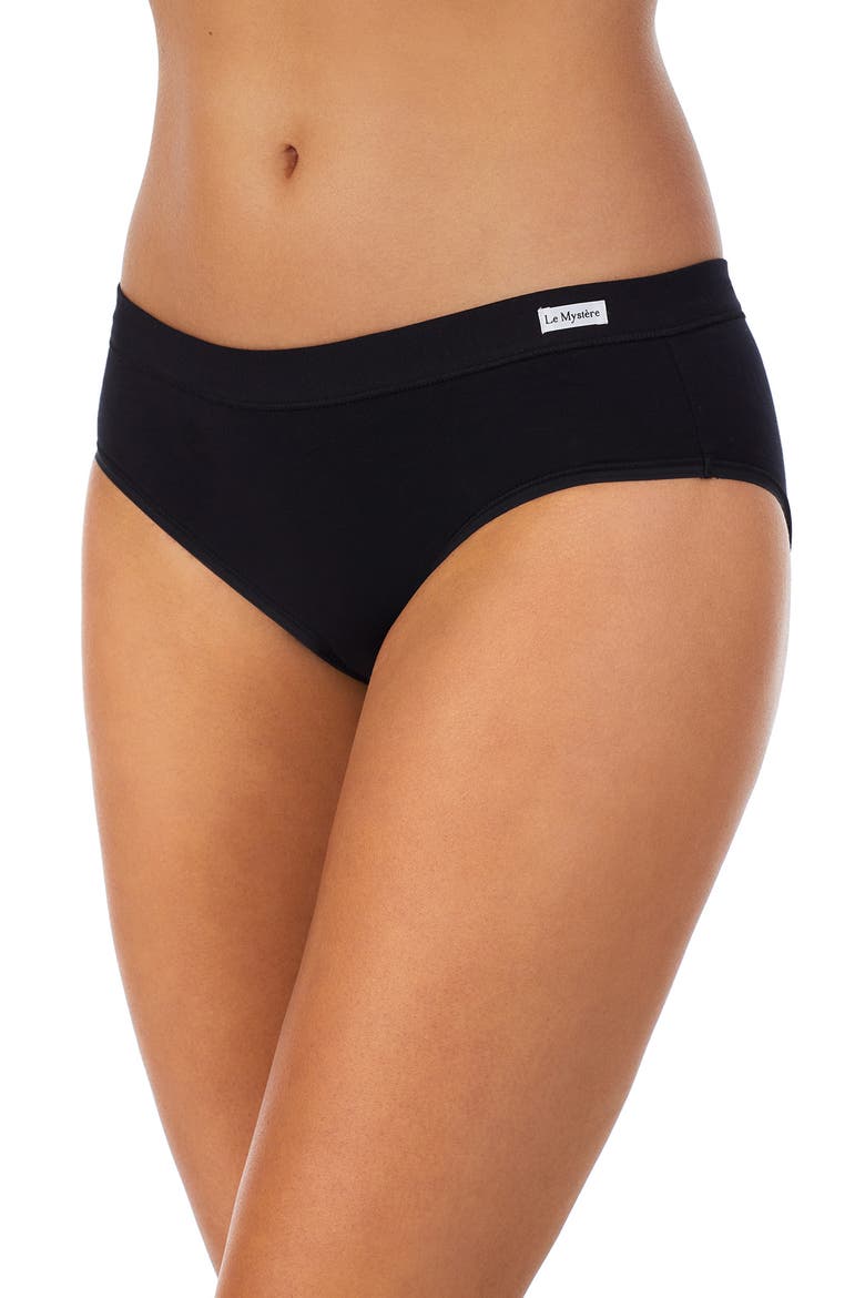 Infinite Comfort Hipster Panties, Main, color, BLACK