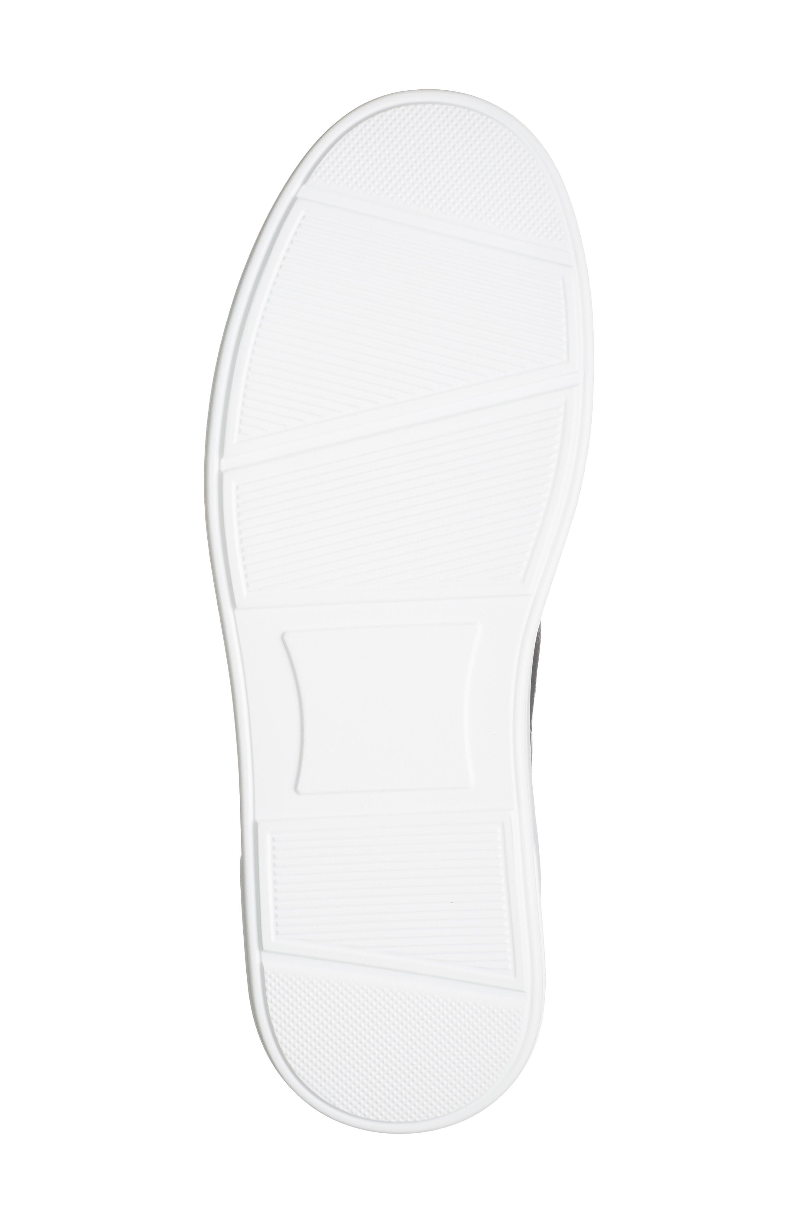 Roberto Cavalli Metal Logo Low Top Sneaker, Alternate, color, Black/ White