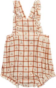 Rylee + Cru Chiara Cherry Check Romper