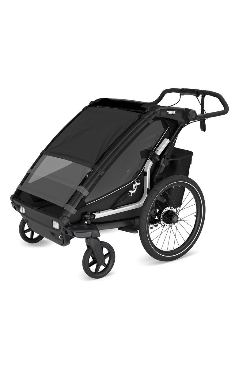 Thule Chariot Sport 2 Multisport Single Cycle Trailer/Stroller, Alternate, color, Black