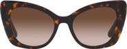 Dolce&Gabbana 53mm Gradient Butterfly Sunglasses