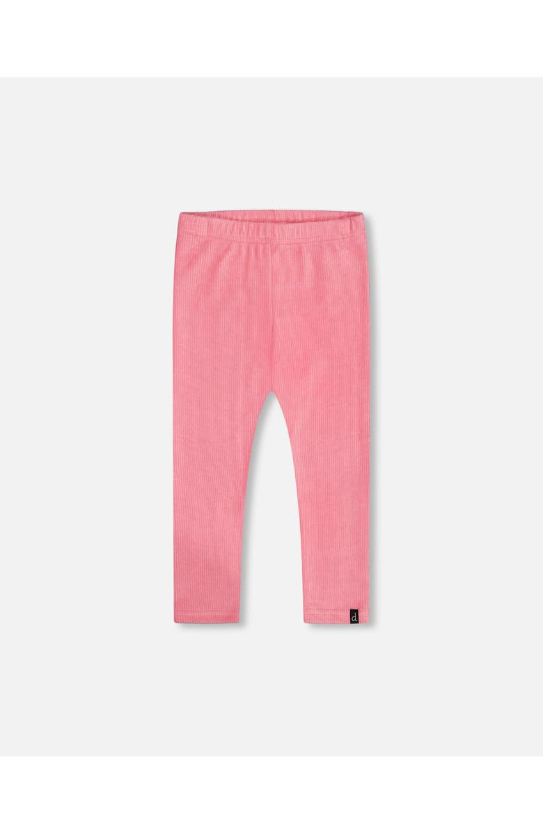 Deux par Deux Girl's Velvet Stretch Leggings Candy Pink, Main, color,
