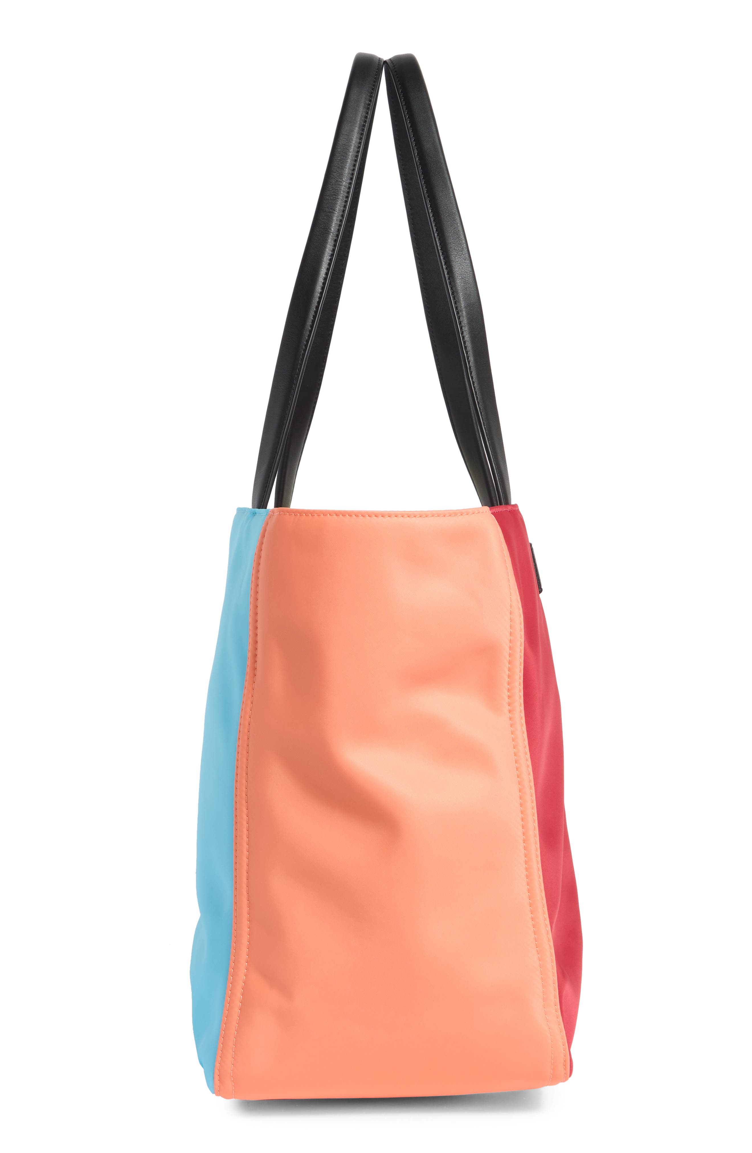 Kate Spade New York other rainbow large nylon tote bag, Alternate, color, 