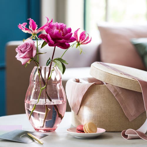 Villeroy & Boch Rose Garden Home Collection Vase In Pink