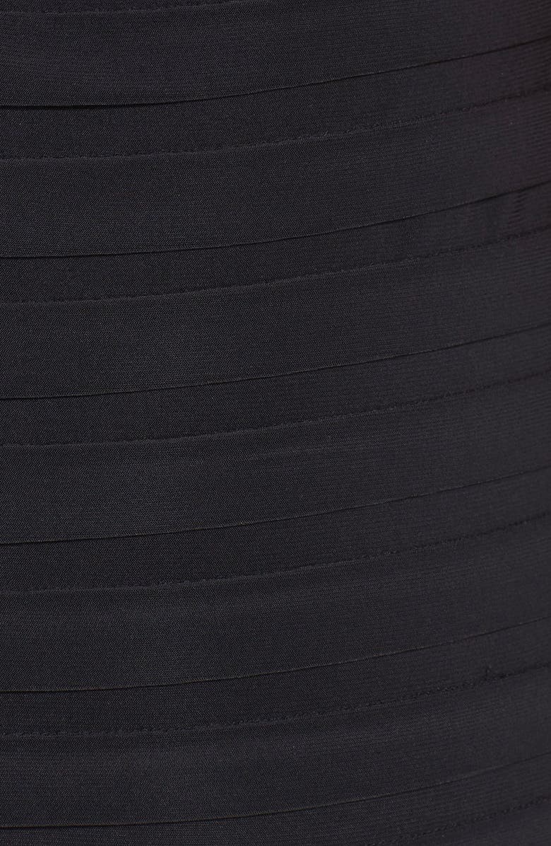 Adrianna Papell Pleated Jersey Blouson Dress, Alternate, color, 
